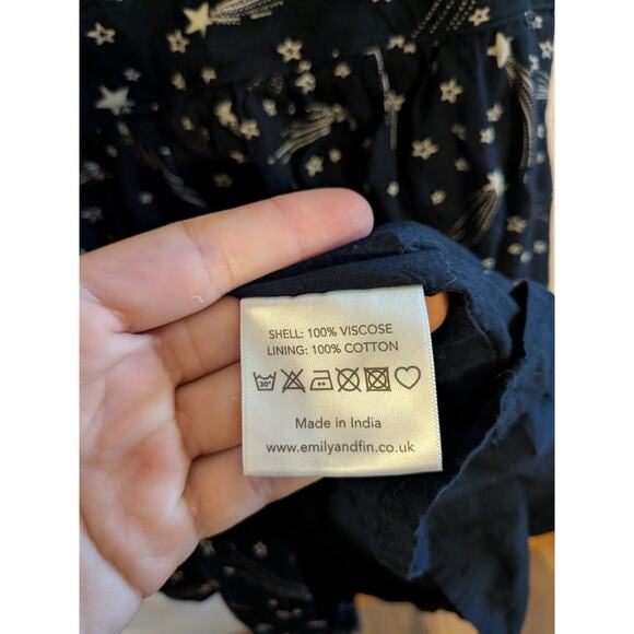 Emily and fin star dress size L fit and flare shooting star space teacher - Picture 5 of 9